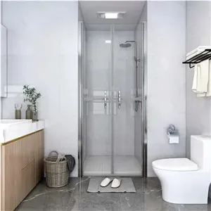 Sprchové dveře čiré ESG 101 × 190 cm