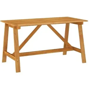 Zahradní jídelní stůl 140 x 70 x 73,5 cm masivní akáciové dřevo 312406