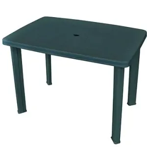Zahradní stůl zelený 101 x 68 x 72 cm plast