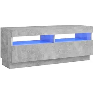 SHUMEE s LED osvětlením betonově šedý 100 × 35 × 40 cm
