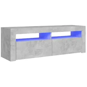 SHUMEE s LED osvětlením betonově šedý 120 × 35 × 40 cm