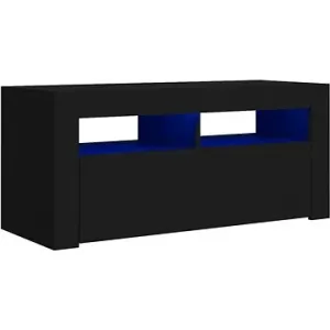 SHUMEE s LED osvětlením černý 90 × 35 × 40 cm