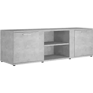 TV stolek betonově šedý 120x34x37 cm dřevotříska #222159