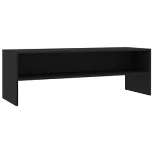 TV stolek černý 120x40x40 cm dřevotříska