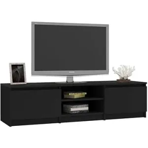 TV stolek černý 140x40x35,5 cm dřevotříska