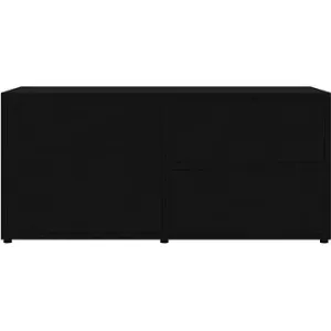 TV stolek černý 80x34x36 cm dřevotříska