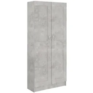 Shumee  betonově šedá 82,5×30,5×185,5 cm dřevotříska, 802736