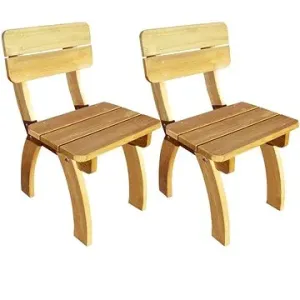 Zahradní židle 2 ks impregnované borové dřevo 273755