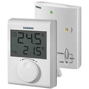 Siemens RDH100 RF/SET Bezdrátový digitální prostorový termostat s kolečkem