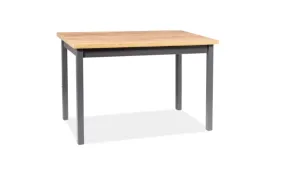 Signal Jídelní stůl ADAM | 100 x 60 cm Barva: dub lancelot / antracit #3721287