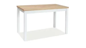 Signal Jídelní stůl ADAM | 100 x 60 cm Barva: dub zlatý craft / bílý mat #3721290