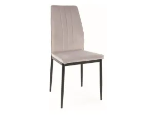 Signal Jídelní židle ATOM VELVET Barva: Světle šedá / Bluvel 03 #5212052