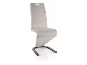 Jídelní židle H-090 Signal Světle šedá #5211847