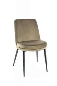 Jídelní židle KAYLA VELVET Signal Šedozelená #5212036