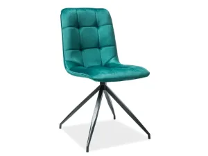 Signal Jídelní židle Texo Velvet Barva: Modrá / Bluvel 86 #1251161