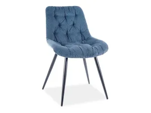 Signal Jídelní židle PRAGA Sztruks - manšestr Barva: Modrá / Fjord 86 #2606029