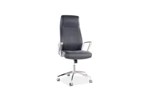 Signal Kancelářská židle Q-321 černá ekokůže