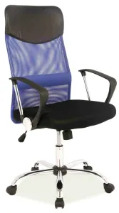 Signal Kancelářská židle Q-025 modro/černá