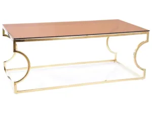 Signal Konferenční stolek KENZO A zlatý #1251265