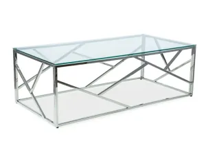 Signal Konferenční stolek ESCADA A | stříbrný Barva: Transparentní