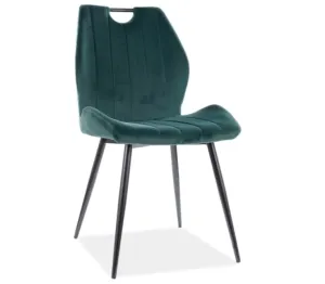 Signal Jídelní židle ARCO | Velvet Barva: Modrá / Bluvel 86 #3657858