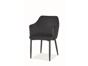 Signal Jídelní židle ASTOR | Velvet Barva: Čierna / Bluvel 19 #1251373