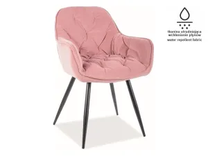 Signal Jídelní židle CHERRY MATT VELVET Barva: Růžová / velvet 63 #2605921
