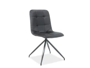 Signal Jídelní židle Texo Velvet Barva: Černá / Bluvel 19 #2606038