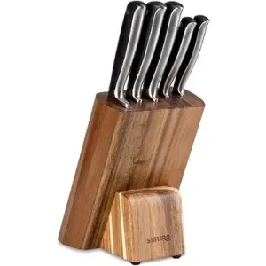 Siguro Sada nožů Motsu 5 ks + dřevěný blok