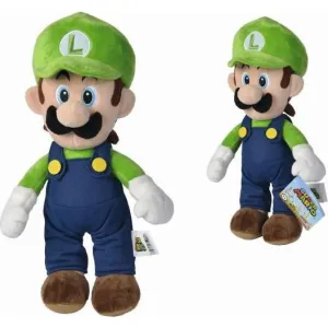 SIMBA - Plyšová Figurka Super Mario Luigi, 30 Cm