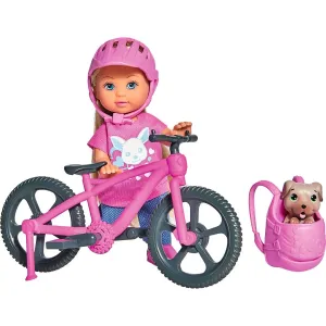 Simba Evička s bicyklem Panenka 12 cm