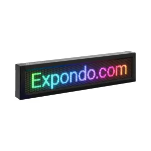 Textový LED panel 192 x 32 LED 96 x 15 cm programovatelný iOS / Android - Reklamní poutače Singercon