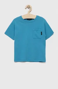 Dětské bavlněné tričko Sisley s potiskem #5534034
