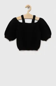 Dětský svetr Sisley černá barva