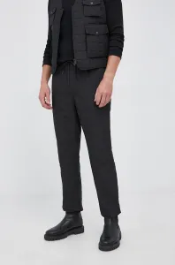Kalhoty Sisley pánské, černá barva, jogger #1964934