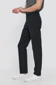 Kalhoty Sisley pánské, černá barva, přiléhavé #1954908