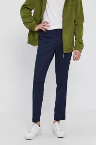 Kalhoty Sisley pánské, tmavomodrá barva, přiléhavé #1954907