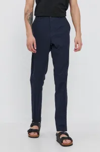 Kalhoty Sisley pánské, tmavomodrá barva, přiléhavé #1954910