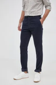 Kalhoty Sisley pánské, tmavomodrá barva, přiléhavé #6074931
