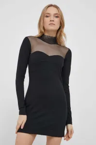 Šaty Sisley černá barva, mini #6049803