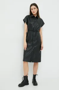 Šaty Sisley černá barva, mini #4414542