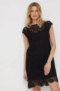 Šaty Sisley černá barva, mini #3388712
