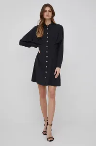 Šaty Sisley černá barva, mini, áčková #3561552