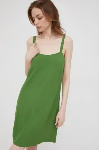 Šaty Sisley zelená barva, mini #3586270