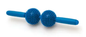 Masážní váleček s míčky SISSEL® Spiky Twin Roller Barva: modrá