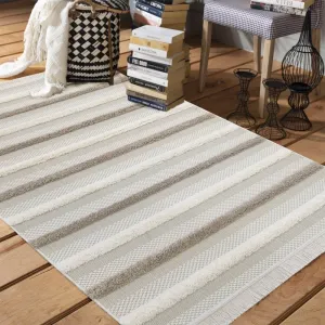 Nadčasový koberec ve skandinávském stylu v béžové barvě #2132068