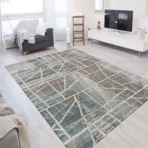 Skandinávský koberec s geometrickými vzory #5264239