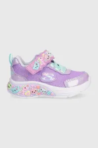 Dětské sneakers boty Skechers fialová barva