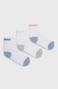 Dětské ponožky Skechers (3-pack) bílá barva #1988748
