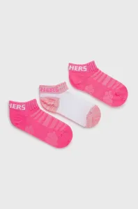 Dětské ponožky Skechers (3-pack) fialová barva #5743226